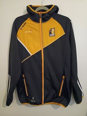 O'Neill Men’s Black & Gold Fleece Lined Hoodie Sz L